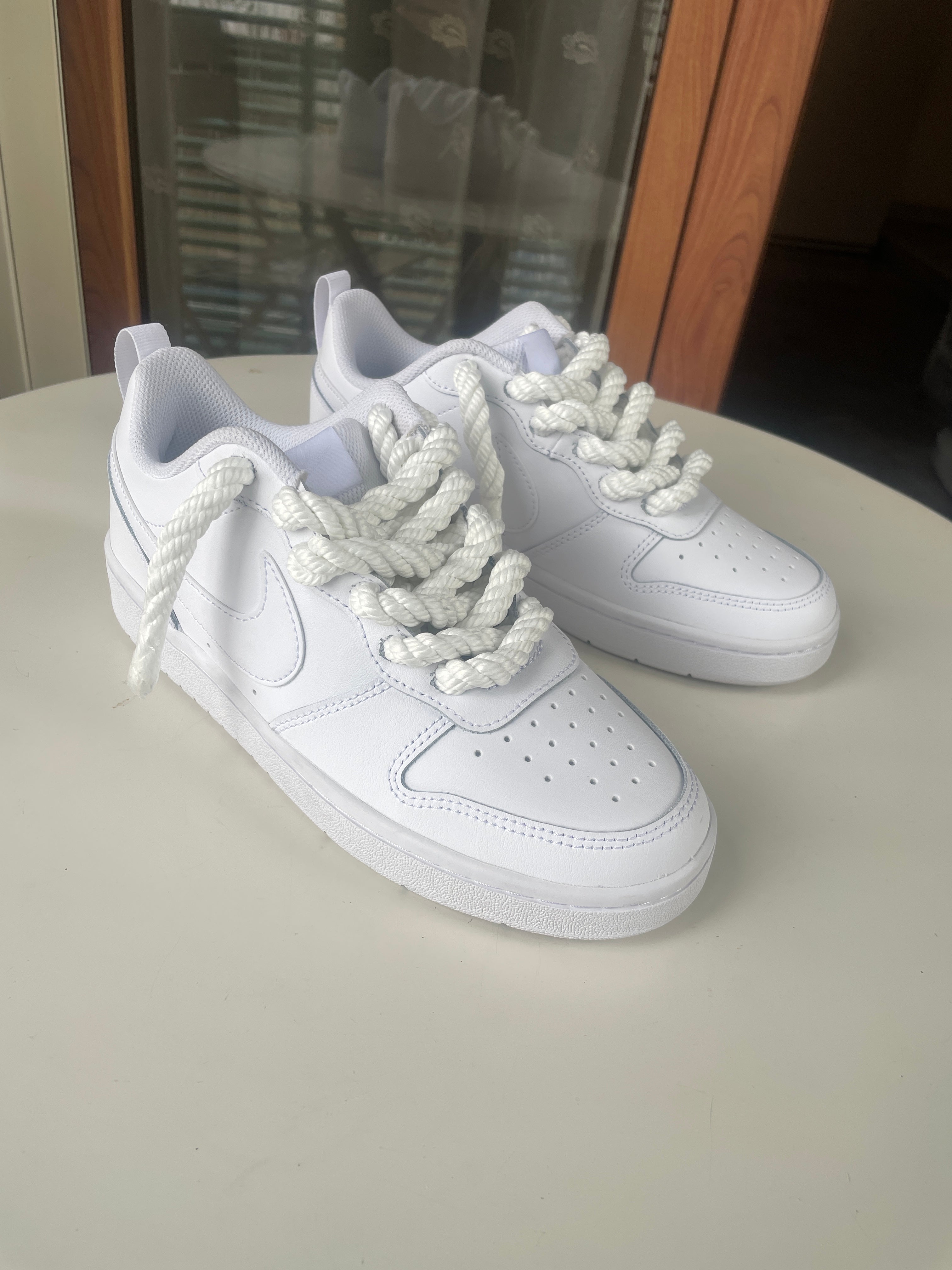 NIKE Court Low white: ROPE Custom – Annanovanta